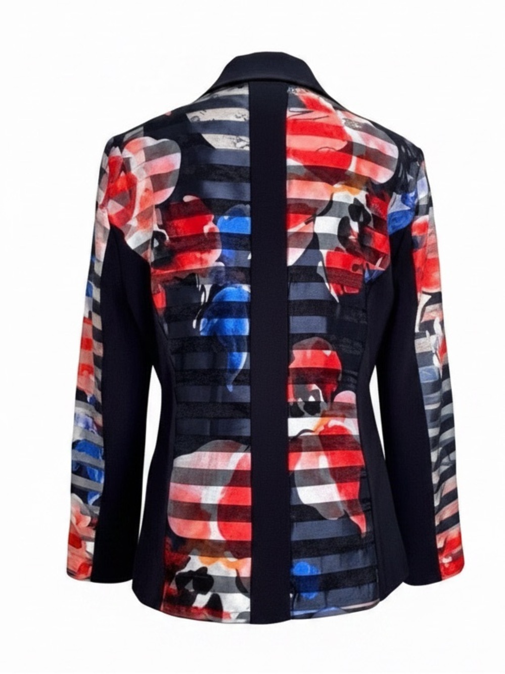 Frank Lyman Design Art-Print Jacket | Women’s Size 6 | Statement Abstract Print - Picture 4 of 11